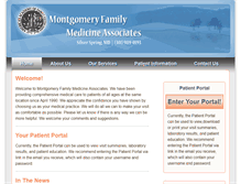 Tablet Screenshot of mfmaprimarycare.com